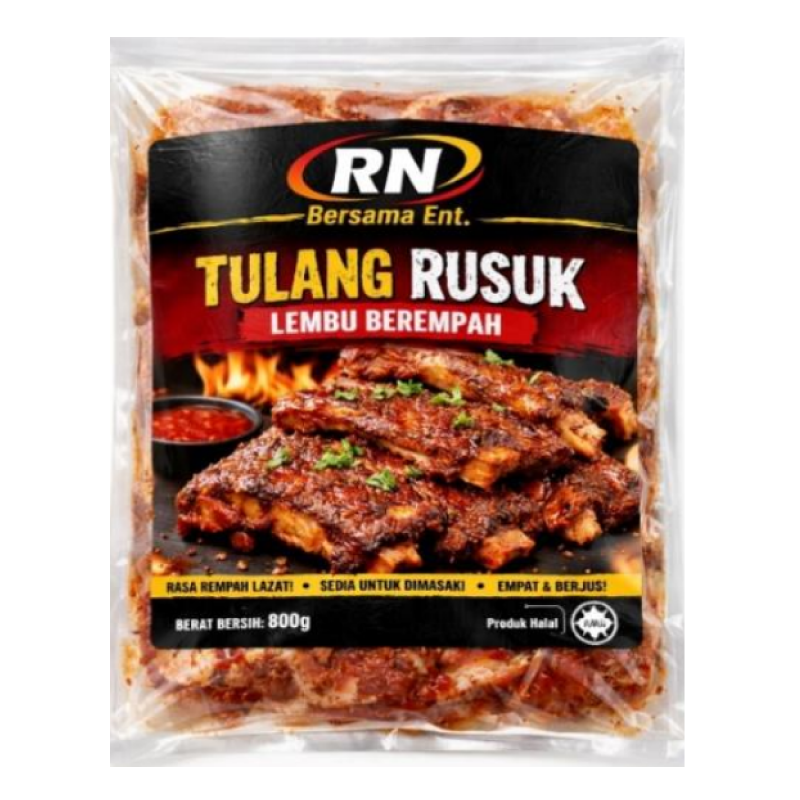 Tulang Rusuk Lembu Berempah (1KG)